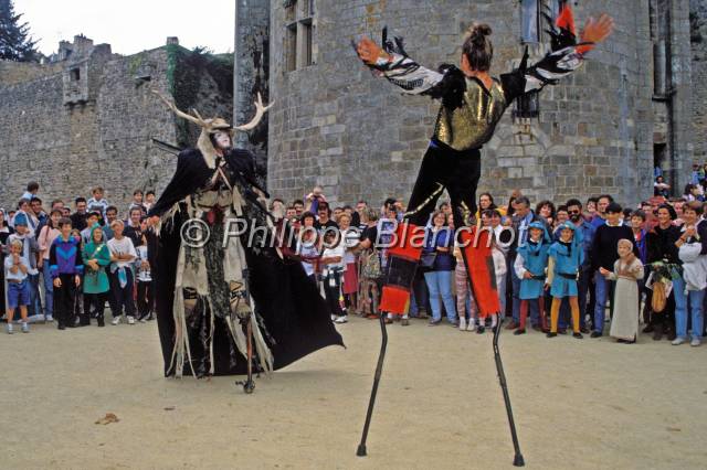 dinan fete remparts 13.JPG - Fête des Remparts, septembre 1994sur le thème « Du Guesclin »22 Dinan